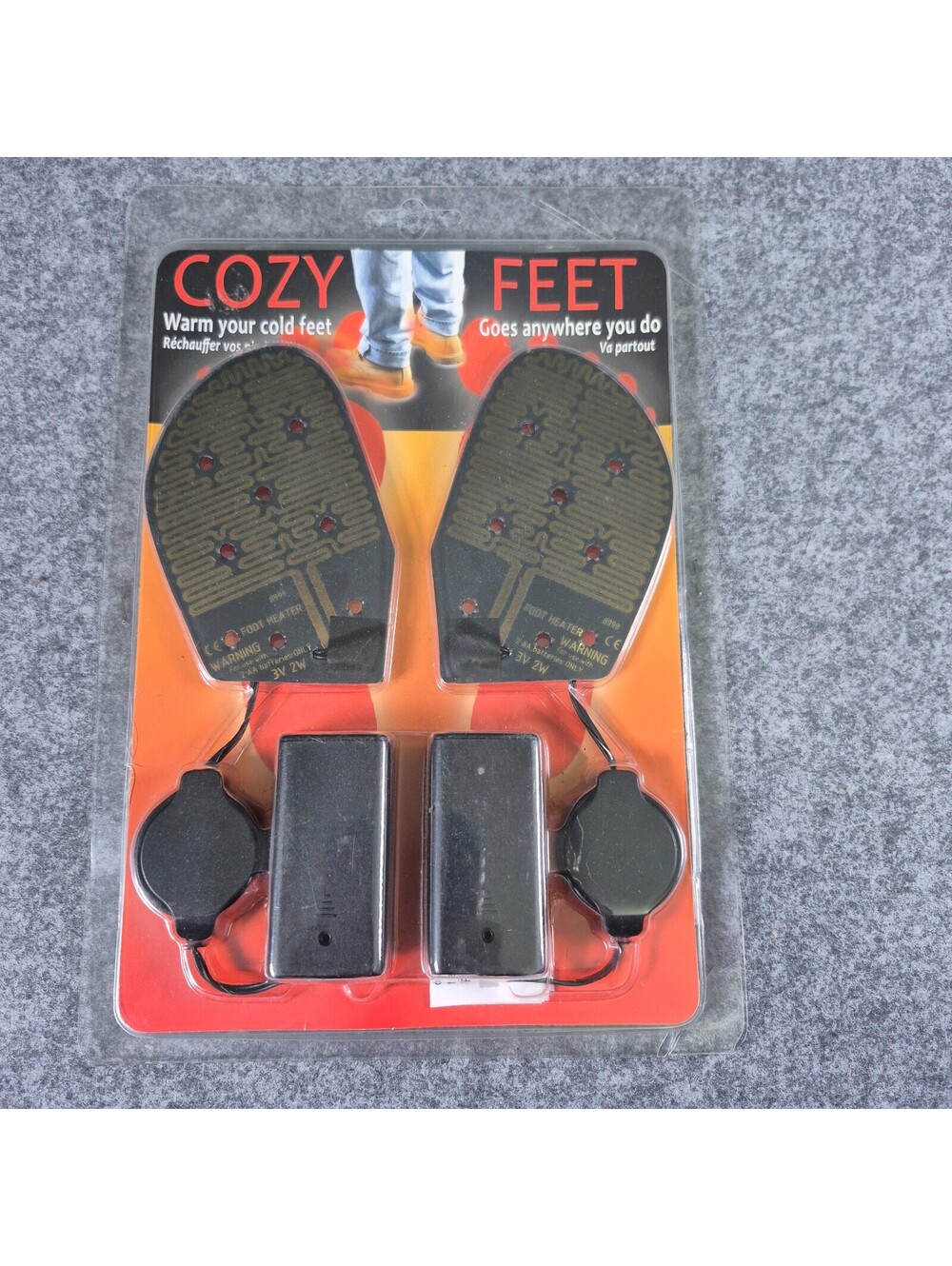Cozy Feet Indus-Tool Battery Powered Foot Warmers Functional Cozy